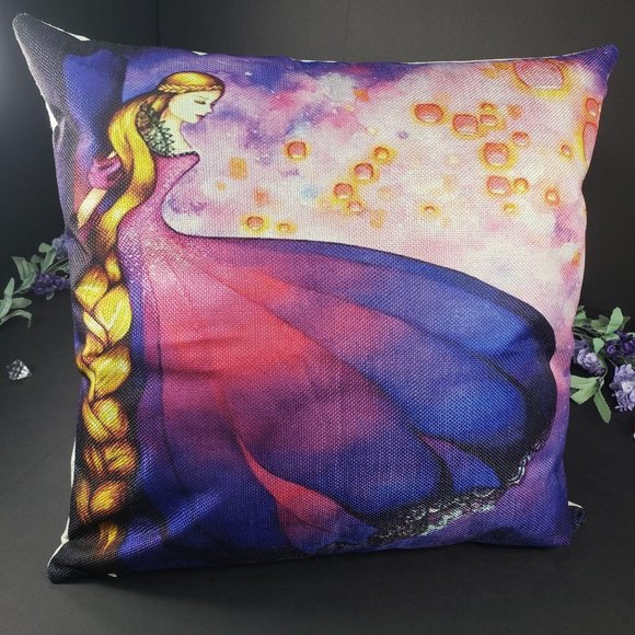 Rapunzel Disney Tangled Themed Home Decorative Pillowcase - Picture 1 of 11